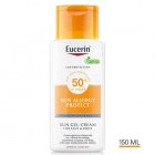 EUCERIN Sun kreminis gelis apsaugantis nuo alergijos saulei SPF50 150ml 