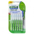 GUM 1,1 mm tarpdančių šepetėliai, TRAV-LER N6