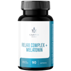 Kompleksas miegui GAMTOS NAMAI RELAX COMPLEX + MELATONIN, 90 kaps.