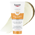 Kremas-gelis apsaugantis nuo alergijos saulei EUCERIN SUN SPF 50, 200 ml