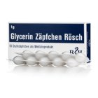 Glicerino žvakutės Rosch 1g, 10 žvakučių