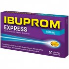 Skausmui, karščiavimui, uždegimui IBUPROM EXPRESS, 400 mg, 10 kaps.