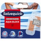  Vandeniui atsparūs pleistrai AQUA BLOCK SALVEQUICK, 12 vnt.