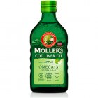 Moller's  žuvų taukai obuolių skonio 250ml