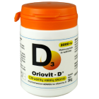 Vitaminas D3 Oriovit-D 50mcg (2000 TV), 100 kramtomųjų tablečių