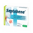 Septabene citrinų ir šeivamedžio skonio 3mg/1mg kietosios pastilės