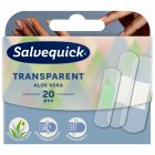 Pleistrų rinkinys SALVEQUICK ALOE VERA TRANSPARENT, 20 vnt.