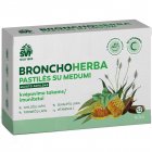 Pastilės su medumi ŠVF BRONCHOHERBA, 12 vnt.