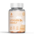 Imunitetui VITAMINAS D3 FAMILY, 60 guminukų