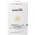 Vitaminas D3 4000IU+K2 SWISSOVIT,  30 kapsulių
