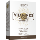 Vitaminas D LOTOS PREMIUM LIPOSOMAL VITAMIN D3 4000TV, 30 kaps.