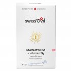 Magnis ir vitaminas B6 SWISSOVIT, 30 kapsulių