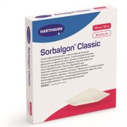 Tvarstis žaizdoms Sorbalgon tvarstis 10x10cm kalcio alginato N10 | Mano Vaistinė Tvarstis žaizdoms Sorbalgon tvarstis 10x10cm kalcio alginato N10 | Mano Vaistinė