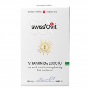 Vitaminas D3 SWISSOVIT 2000IU, 30 kapsulių | Mano Vaistinė Vitaminas D3 SWISSOVIT 2000IU, 30 kapsulių | Mano Vaistinė