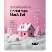Intensyviam odos drėkinimui, skaistinimui ir atgaivinimui Kalėdinis lakštinių kaukių rinkinys AIMX, 6 vnt. | Mano Vaistinė