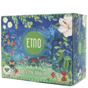 Vaisinis malonumas, gurkšnis energijos, žalioji arbata su ginkmedžiu ir citrina, saulėtas rytas Arbatų rinkinys ETNO, 40 pak. | Mano Vaistinė