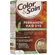 Pažeistiems ir silpniems plaukams. Tinka besilaukiančioms, žindančioms Ilgalaikiai plaukų dažai COLOR & SOIN, šieno blondinė (8N), 135 ml | Mano Vaistinė Pažeistiems ir silpniems plaukams. Tinka besilaukiančioms, žindančioms Ilgalaikiai plaukų dažai COLOR & SOIN, šieno blondinė (8N), 135 ml | Mano Vaistinė