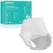 Itin plonos, pagamintos iš minkštos medžiagos Vienkartinės sugeriančios kelnaitės, BABOO, XL dydis, 5 vnt. | Mano Vaistinė
