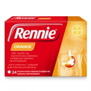 Rennie – greitas ir veiksmingas vaistas nuo rėmens ir padidėjusio rūgštingumo. Rennie Orange 680 mg/80 mg, 24 kramtomosios tabletės | Mano Vaistinė Rennie – greitas ir veiksmingas vaistas nuo rėmens ir padidėjusio rūgštingumo. Rennie Orange 680 mg/80 mg, 24 kramtomosios tabletės | Mano Vaistinė