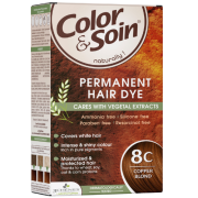 Pažeistiems ir silpniems plaukams. Tinka besilaukiančioms, žindančioms Ilgalaikiai plaukų dažai COLOR & SOIN, vario blondinė (8C), 135 ml | Mano Vaistinė Pažeistiems ir silpniems plaukams. Tinka besilaukiančioms, žindančioms Ilgalaikiai plaukų dažai COLOR & SOIN, vario blondinė (8C), 135 ml | Mano Vaistinė