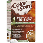 Pažeistiems ir silpniems plaukams. Tinka besilaukiančioms, žindančioms lgalaikiai plaukų dažai COLOR & SOIN, venecijietiška blondinė (8V), 135 ml | Mano Vaistinė Pažeistiems ir silpniems plaukams. Tinka besilaukiančioms, žindančioms lgalaikiai plaukų dažai COLOR & SOIN, venecijietiška blondinė (8V), 135 ml | Mano Vaistinė