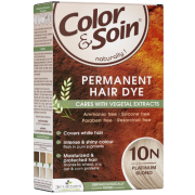 Pažeistiems ir silpniems plaukams. Tinka besilaukiančioms, žindančioms Ilgalaikiai plaukų dažai COLOR & SOIN, platininė blondinė (10N), 135 ml | Mano Vaistinė Pažeistiems ir silpniems plaukams. Tinka besilaukiančioms, žindančioms Ilgalaikiai plaukų dažai COLOR & SOIN, platininė blondinė (10N), 135 ml | Mano Vaistinė