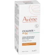 Fluidinė tekstūra greitai susigeria, nepalieka riebumo ar lipnumo pojūčio Atkuriamasis apsauginis kremas AVENE CICALFATE SPF50+, 30 ml  | Mano Vaistinė