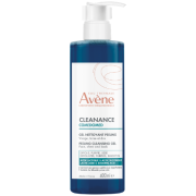Tinka veidui, nugarai ir krūtinei Šveičiamasis prausiamasis gelis riebiai, į aknę linkusiai odai EAU THERMALE AVENE CLEANANCE COMEDOMED, 400 ml | Mano Vaistinė