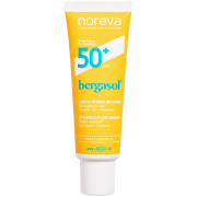 Lengvos, fluidinės tekstūros priemonė greitai susigeria, nepalieka baltų žymių Apsauginis skystis nuo saulės NOREVA BERGASOL SPF50+,  50 ml | Mano Vaistinė