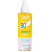 Greitai susigeria, nepalieka lipnumo ar riebumo pojūčio Apsauginis purškiamas vanduo nuo saulės NOREVA BERGASOL SPF30+, 150 ml | Mano Vaistinė