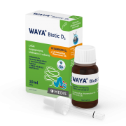 WAYA gerosios bakterijos vaikams BIOTIC D3, neutralaus skonio, 10 ml+pipetė | Mano Vaistinė WAYA gerosios bakterijos vaikams BIOTIC D3, neutralaus skonio, 10 ml+pipetė | Mano Vaistinė