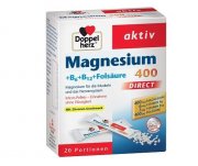 Magnio preparatas Magnis DOPPELHERZ MAGNESIUM 400 DIRECT, 20 pak.  | Mano Vaistinė Magnio preparatas Magnis DOPPELHERZ MAGNESIUM 400 DIRECT, 20 pak.  | Mano Vaistinė