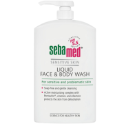 Tinkamas normaliai, jautriai, probleminei odai. Veido ir kūno prausiklis, SEBAMED, 1000 ml  | Mano Vaistinė