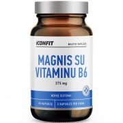 Nervų sistemai, energijai Magnis su vitaminu B6 ICONFIT 375mg, 90 kaps. | Mano Vaistinė Nervų sistemai, energijai Magnis su vitaminu B6 ICONFIT 375mg, 90 kaps. | Mano Vaistinė