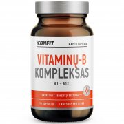 Energijai ir nervų sistemai Vitaminų B kompleksas ICONFIT, 90 kaps. | Mano Vaistinė Energijai ir nervų sistemai Vitaminų B kompleksas ICONFIT, 90 kaps. | Mano Vaistinė