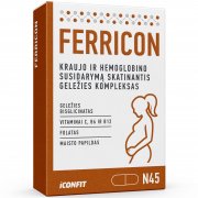 Padeda palaikyti normalią kraujodarą Geležies kompleksas nėščiosioms FERRICON ICONFIT, 45 kaps. | Mano Vaistinė Padeda palaikyti normalią kraujodarą Geležies kompleksas nėščiosioms FERRICON ICONFIT, 45 kaps. | Mano Vaistinė