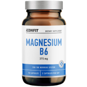 Nervų sistemai, energijai Magnis su vitaminu B6 ICONFIT 375mg, 90 kaps. | Mano Vaistinė