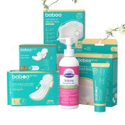 Komfortas ir priežiūra Mamos higienos dėžutė po gimdymo BABOO, L dydis | Mano Vaistinė