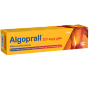 Gelis sąnarių ir raumenų skausmui malšinti ALGOPRALL 23,2 mg/g, 100 g | Mano Vaistinė