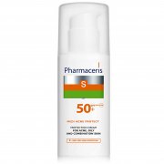 I spuogus ir blizgesį linkusiai, riebiai ir mišriai odai Apsauginis veido kremas PHARMACERIS S MEDI ACNE, SPF50+, 50ml  | Mano Vaistinė I spuogus ir blizgesį linkusiai, riebiai ir mišriai odai Apsauginis veido kremas PHARMACERIS S MEDI ACNE, SPF50+, 50ml  | Mano Vaistinė