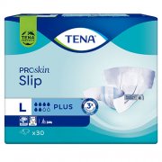 Sauskelnės suaugusiems Tena Slip Plus sauskelnės (L), N30 | Mano Vaistinė Sauskelnės suaugusiems Tena Slip Plus sauskelnės (L), N30 | Mano Vaistinė