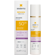 Lengvos tekstūros kremas nuo saulės, tinkantis įvairiems odos tipams Apsauginis veido kremas SESDERMA REPASKIN URBAN 365 SPF50, 50 ml | Mano Vaistinė