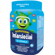 Su vitaminu C ir cinku. Vaikų imunitetui Vaikams MARSIEČIAI GUMINUKAI SU EŽIUOLE, 50 guminukų | Mano Vaistinė