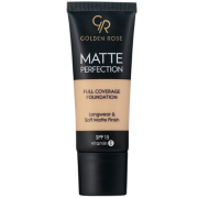 Makiažo pagrindas GOLDEN ROSE MATTE PERFECTION (Nr.04 Natural), 35 ml | Mano Vaistinė