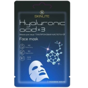 Veiksmingai drėkina ir grąžina odai tonusą ir elastingumą Lakštinė veido kaukė „Hialurono rūgštis x 3“ SKINLITE | Mano Vaistinė
