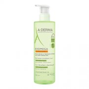 A-DERMA Exomega gelis prausimuisi 2in1 kūnui ir plaukams, sausai odai 500ml | Mano Vaistinė