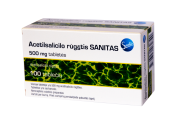 Skausmą, karščiavimą mažinantis vaistas Acetilsalicilo rūgštis, 500 mg tabletės, N100 | Mano Vaistinė Skausmą, karščiavimą mažinantis vaistas Acetilsalicilo rūgštis, 500 mg tabletės, N100 | Mano Vaistinė