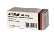Vaistas spazmams sumažinti Antiflat 42 mg kramtomosios tabletės, N50 | Mano Vaistinė Vaistas spazmams sumažinti Antiflat 42 mg kramtomosios tabletės, N50 | Mano Vaistinė