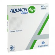 Neprilimpantis prie žaizdos tvarstis Aquacel AG+ Extra 15x15cm N5 (413568) | Mano Vaistinė Neprilimpantis prie žaizdos tvarstis Aquacel AG+ Extra 15x15cm N5 (413568) | Mano Vaistinė