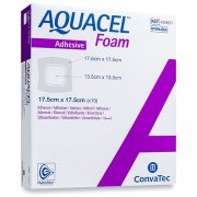 Tvarstis žaizdoms Aquacel Foam lipnus tvarstis, 17.5 x 17.5, N10 | Mano Vaistinė Tvarstis žaizdoms Aquacel Foam lipnus tvarstis, 17.5 x 17.5, N10 | Mano Vaistinė